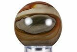 Polished Polychrome Jasper Sphere - Madagascar #358966-1